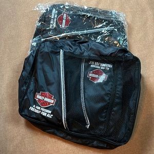 Harley Davidson Suitcase Organizers TourPak Saddle Bag  Mesh Zip Bags NEW